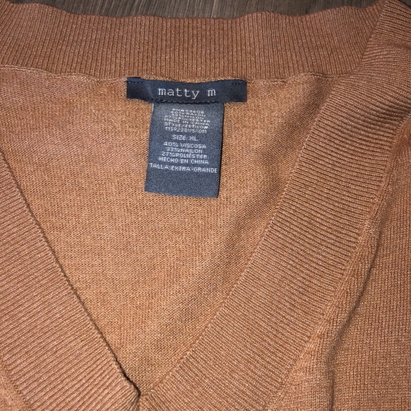 WOMENS brown sweater v neck size xl - Picture 3 of 4